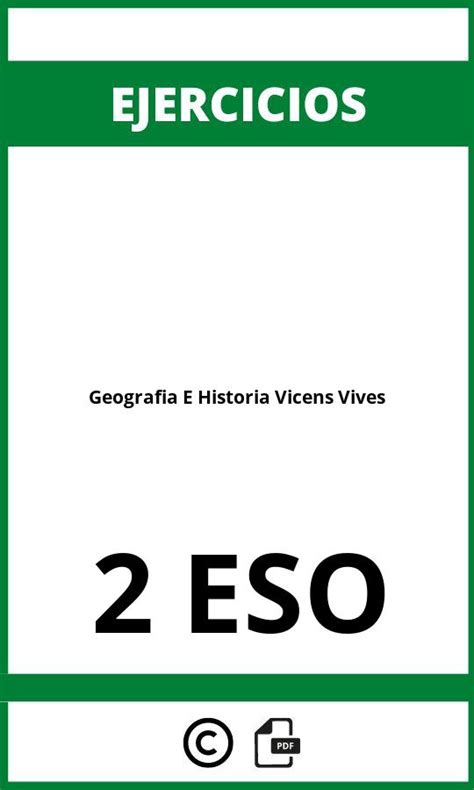 Geografia E Historia 2 ESO Vicens Vives Ejercicios PDF