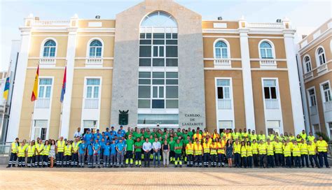 El Cabildo De Lanzarote Recibe A Los Nuevos Trabajadores Del Plan