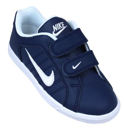 Nike Shoes Kids Court Tradition Velcro Navy