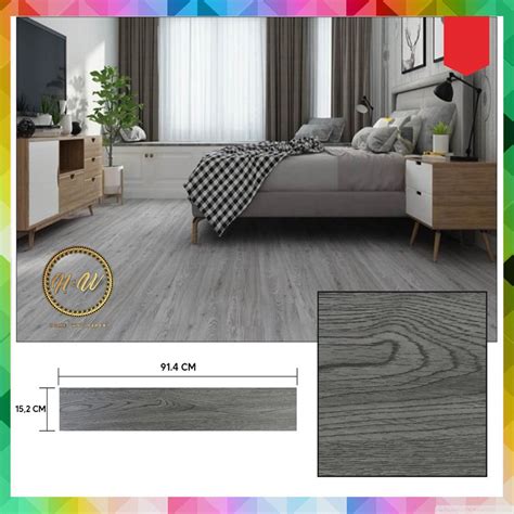 Jual Paket Lembar Vinyl Lantai Plank Motif Kayu Vinyl Flooring