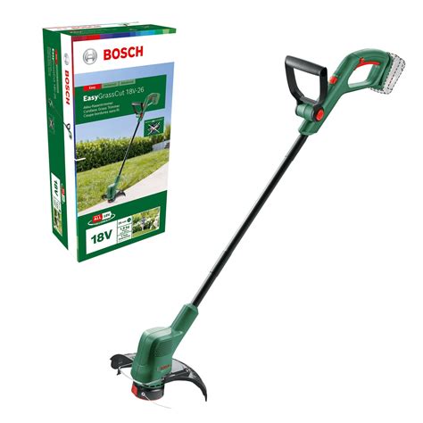 Bosch Cordless Grass Trimmer EasyGrassCut 18V-26 (Without Battery, 18 ...