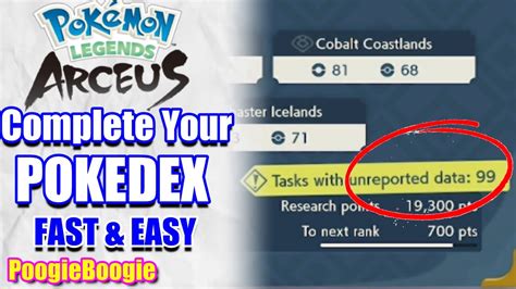 Pok Mon Legends Arceus Secrets How To Complete Pokedex Unknown