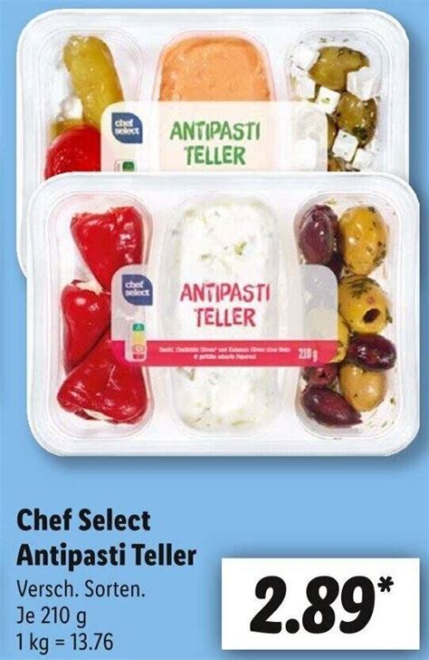 Chef Select Antipasti Teller 210 G Angebot Bei Lidl