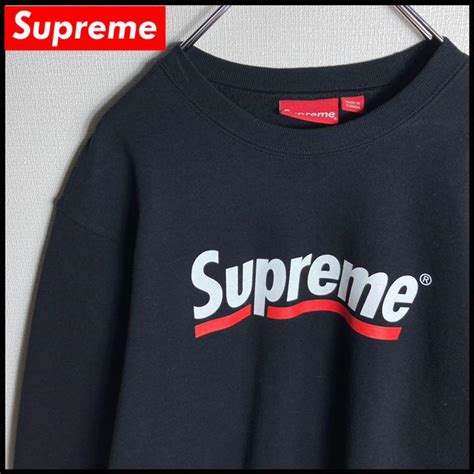 41％割引ブラック系 Xl Ll 超可爱 《希少》シュプリーム Supreme☆スウェット Xl デカロゴ ブラック スウェット トップスブラック系xl Ll Ota On Arena Ne Jp