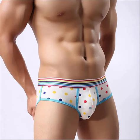 IYUNYI Fashion Mens Briefs Underwear Modal Men S Dots Cartoon Printed