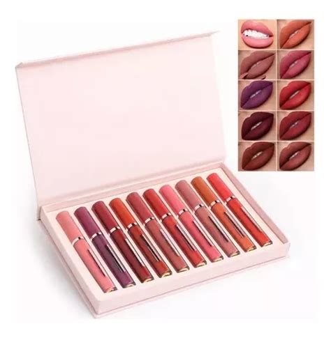 L Pices Labiales Mate Impermeable Antiadherente Lip Gloss Env O Gratis