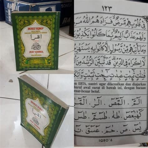 Buku Iqro Juz Warna Hijau Dilengkapi Juz Amma Terjemah Lazada