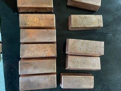 Lbs Hand Poured Pure Copper Ingot Bar Free Gift If Ordering Lbs