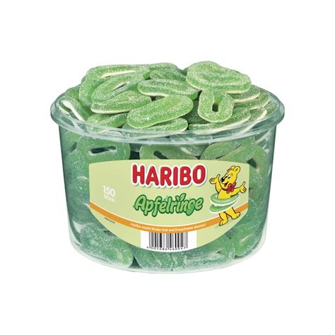 Transgourmet Österreich Haribo Saure Apfelringe Dose 150er