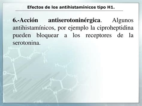 PPT ANTIHISTAMÍNICOS H1 PowerPoint Presentation free download ID