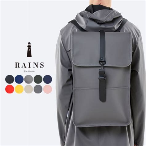 【楽天市場】レインズ リュック バッグ ブランド RAINS レディース メンズ バックパック リュックサック おしゃれ 防水 撥水 a4 大容量 通勤 通学 ビジネス カジュアル ブラック ...