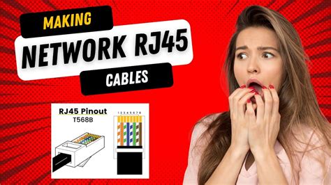 How To How To Make Rj45 Network Patch Cables Cat 5e And Cat 6 Youtube