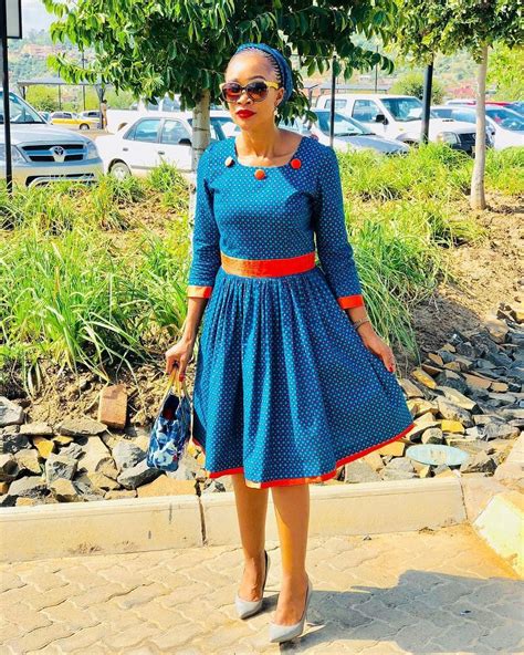 African Shweshwe Fashion Traditional Clothing Reny Styles