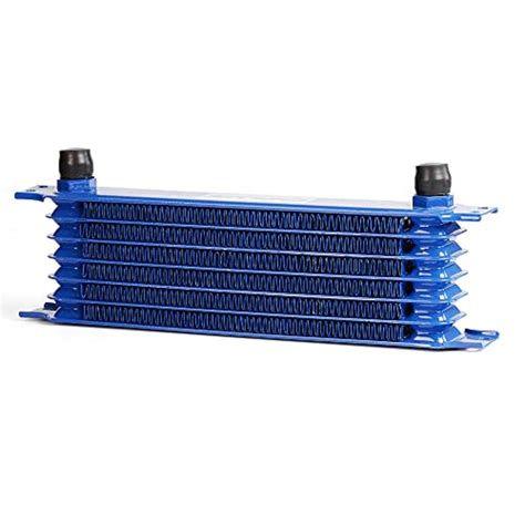 Pit66 Universal An 10an Engine Transmission Oil Cooler Fit For Japanese Model Blue 10 Row