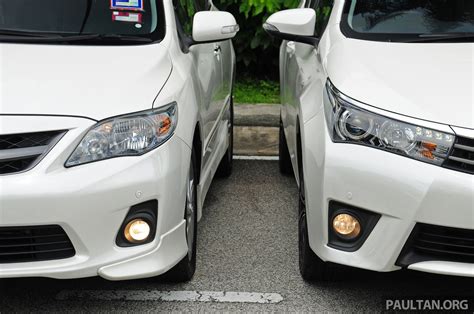 Old New Toyota Corolla Altis Compared Paul Tan S Automotive