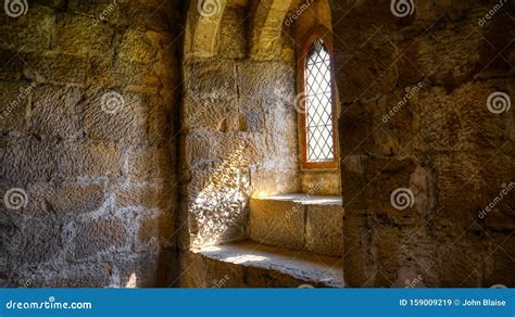 Belsay Castle, Hall stock image. Image of condition - 159009219