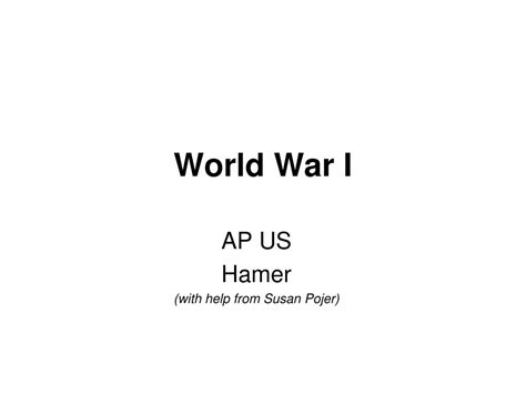 Ppt World War I Powerpoint Presentation Free Download Id 5285943