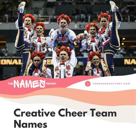 270+ Cool Cheer Team Names for Your Squad