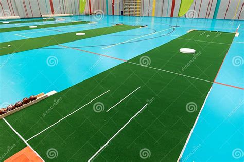 Indoor Bowls Carpets Or Lawn Bowls Or Lawn Bowling Stock Image Image