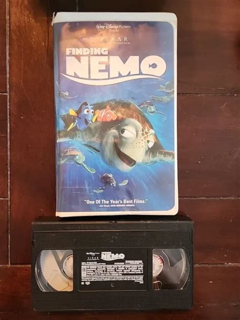 Finding Nemo Vhs Clamshell Case Walt Disney Pixar Animation Film