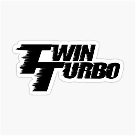 Twin Turbo Car Auto Racing Window Bumper Decal Sticker For Sale By