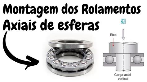 Montagem Do Rolamento Axial De Esferas YouTube