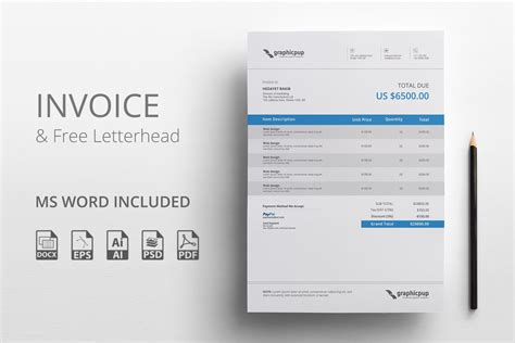 Invoice And Letterhead