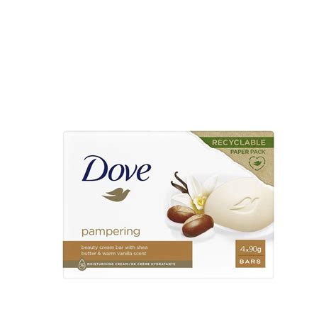 Dove Pampering Beauty Cream Bar 90g x4 Thailand