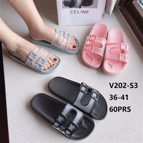 Jual Sandal Jelly Balance Wanita Kokop Karet Transparant Motif Mika