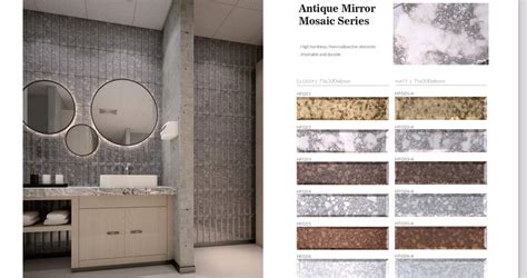 Square Clear Glass Mosaic Tiles Simple Manufacturers For Bathroom Heng Xing