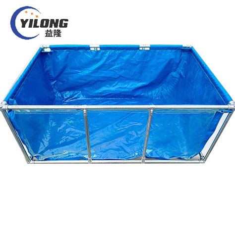 Durable Customized Steel Frame Pvc Tarpaulin Collapsible Water Tank