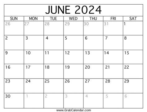 June Calendar Images Becki Carolan