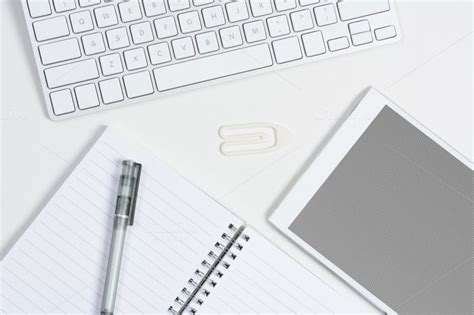 White Desk Tablet Grid Screen White Desks Tablet Desk