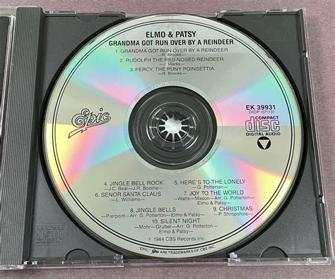 Grandma Got Run Over By A Reindeer By Elmo And Patsy Cd 1988 Jingle Bell