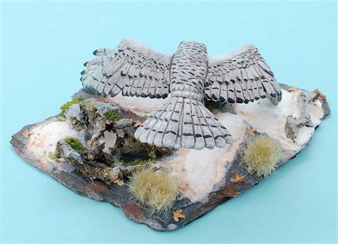 Snowy Owl Habitat Diorama