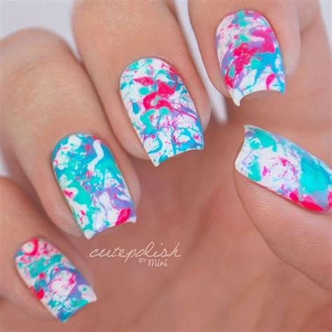 45 Multicolored Nail Art Ideas Cuded Geometric Nail Art Abstract