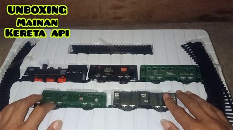 Unboxing Dan Merakit Mainan Kereta Api Rail King Part Youtube