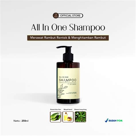 Jual Jevarine All In One Shampoo Penyubur Penghitam Dan Anti Rontok