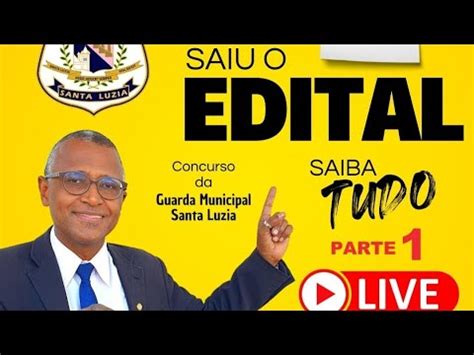 Edital Completo Concurso Guarda Municipal De Santa Luzia Parte