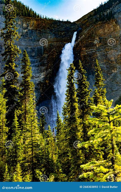 Takakkaw Falls Yoho National Park British Columbia Canada Stock Photo