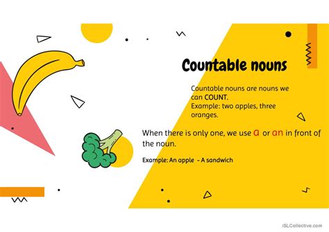 Countable And Uncountable Nouns Gram English ESL Powerpoints