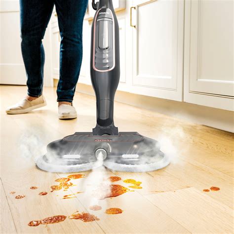 Shark Steam And Scrub With Steam Blaster Technology Hard Floor Steam Mop Gray Rose Gold S7201