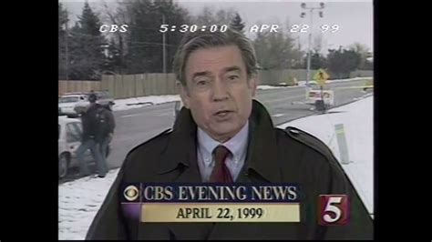 Cbs Evening News With Dan Rather Opening April Youtube