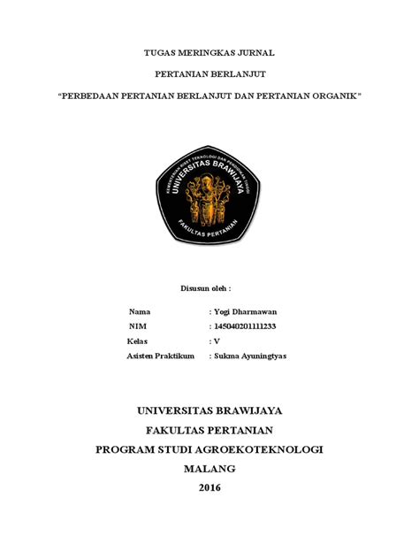 Cover Tugas Meringkas Jurnal Pdf