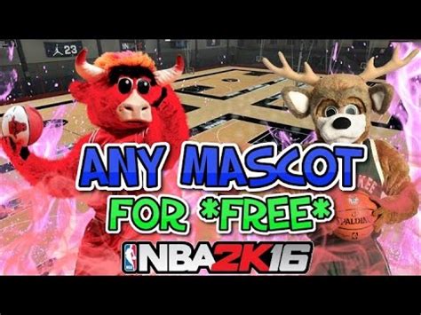 HOW TO GET ANY MASCOT FOR FREE MASCOT GLITCH TUTORIAL NBA 2K16