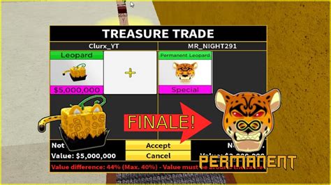 Trading From Leopard To Perm Leopard FINALE Blox Fruits YouTube