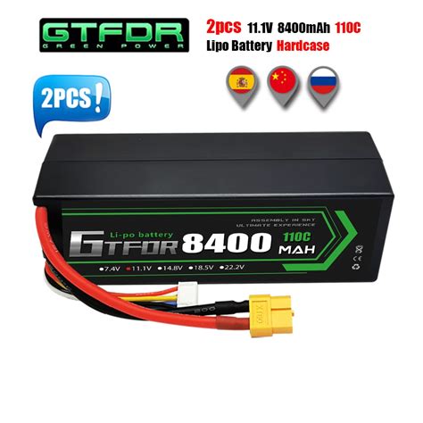 GTFDR 3S Lipo Battery 11 1V 8400mAh 110C Graphene Battery Racing Series