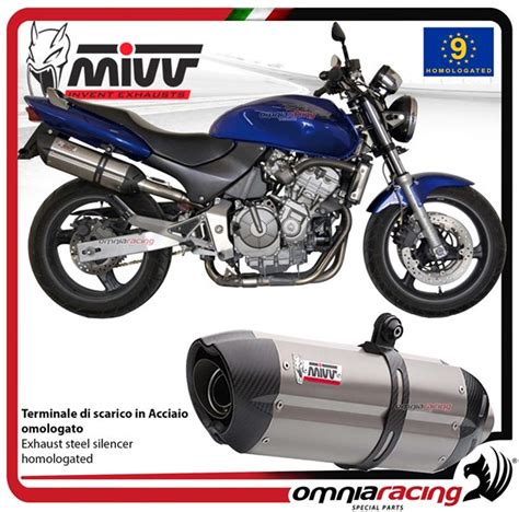 Terminale Scarico Mivv Suono Omologato Acciaio Honda Hornet