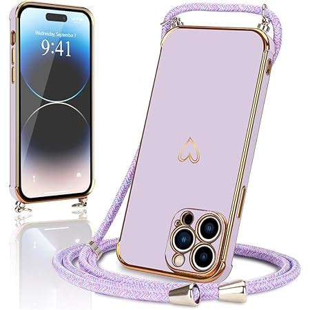 ZTOFERA Crossbody Lanyard Case For IPhone 14 Pro Max With Card Holder