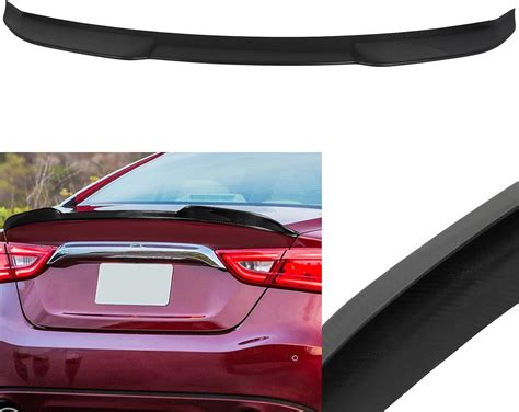 Amazon SCITOO Carbon Fiber Rear Window Spoiler Wing Fit For 2016